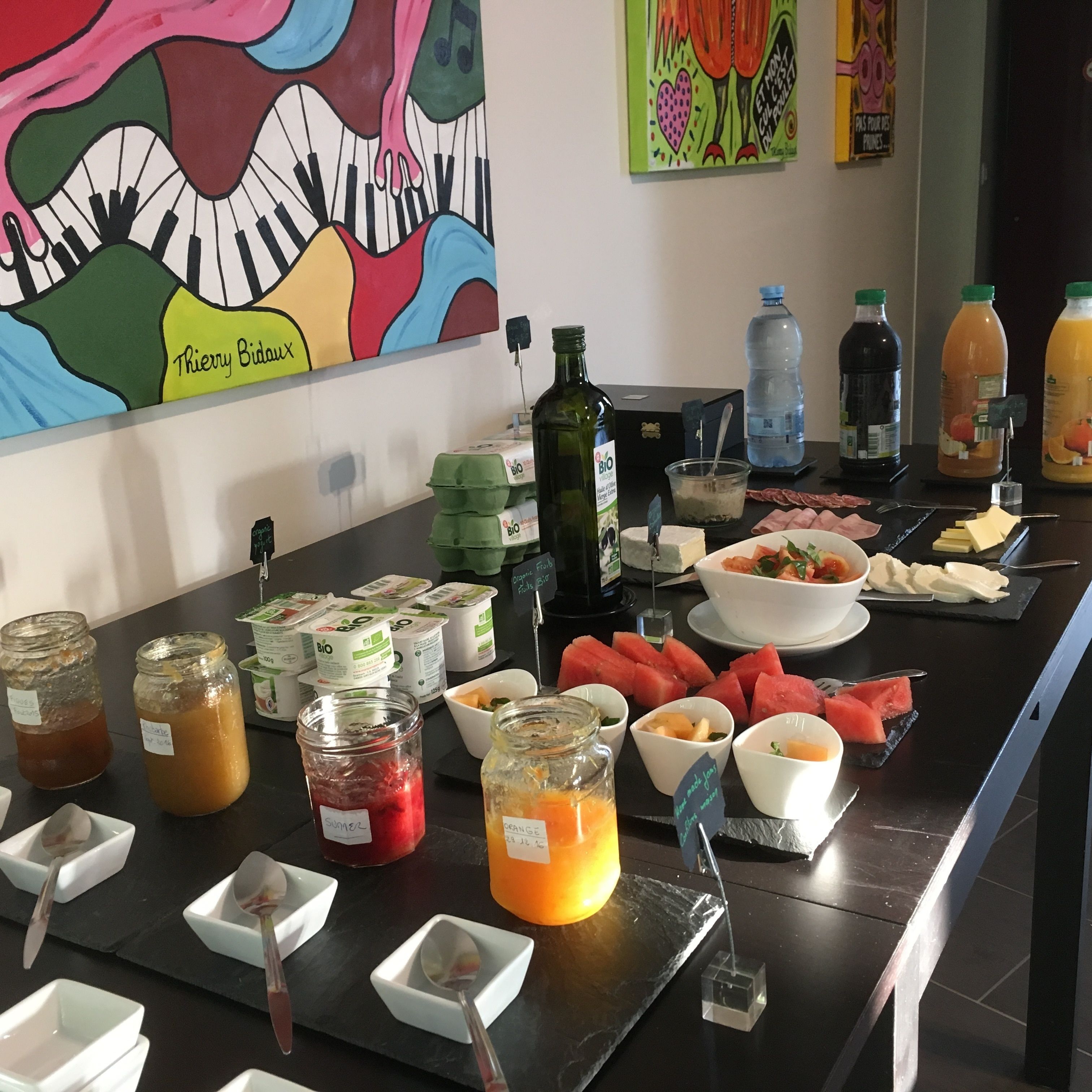 Petit déjeuner buffet compris tous les jours