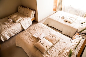 Iron/ironing board, free cots/infant beds, free WiFi