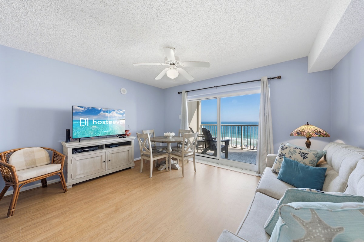 Appart'hôtel Exclusif, 1 chambre, balcon, vue plage | Salle de séjour