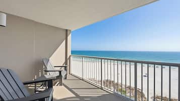 Exclusive-Apartment, 1 Schlafzimmer, Balkon, Strandblick | Balkon