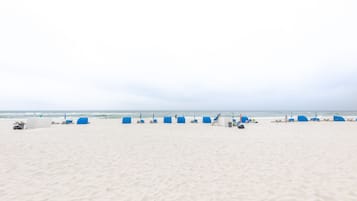 Vlak bij het strand