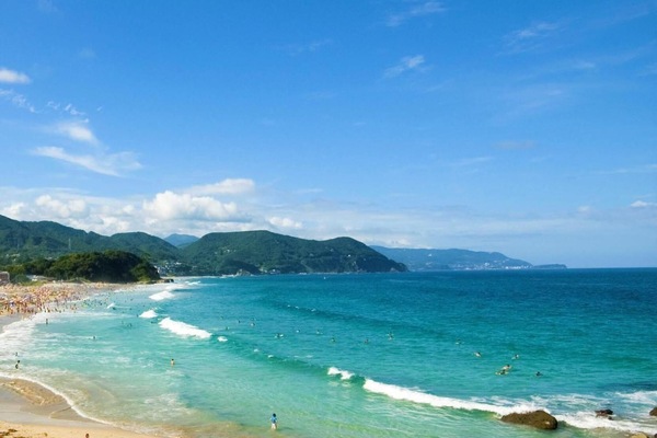 Beach nearby, white sand