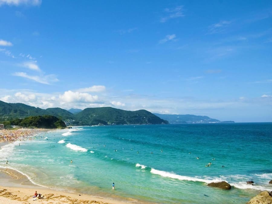 Beach nearby, white sand