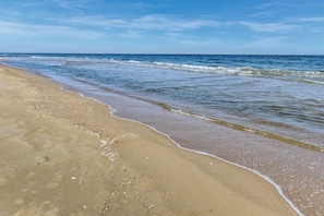 On the beach