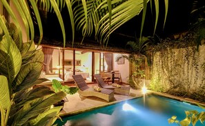 Villa, Ensuite, Pool View (Motu) | Terrace/patio - Villa Motu (Gili Trawangan)