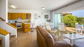 Apartment, 3 Bedrooms | Living area | TV - Sirina Lina Beachfront Suite (Paralimni)
