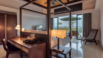 Premium bedding, minibar, in-room safe, desk