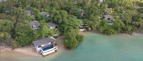 Villa Deluxe, 1 chambre, vue mer | Vue sur la plage/l’océan