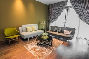 Apartment, 1 Schlafzimmer | Wohnzimmer | LCD-Fernseher