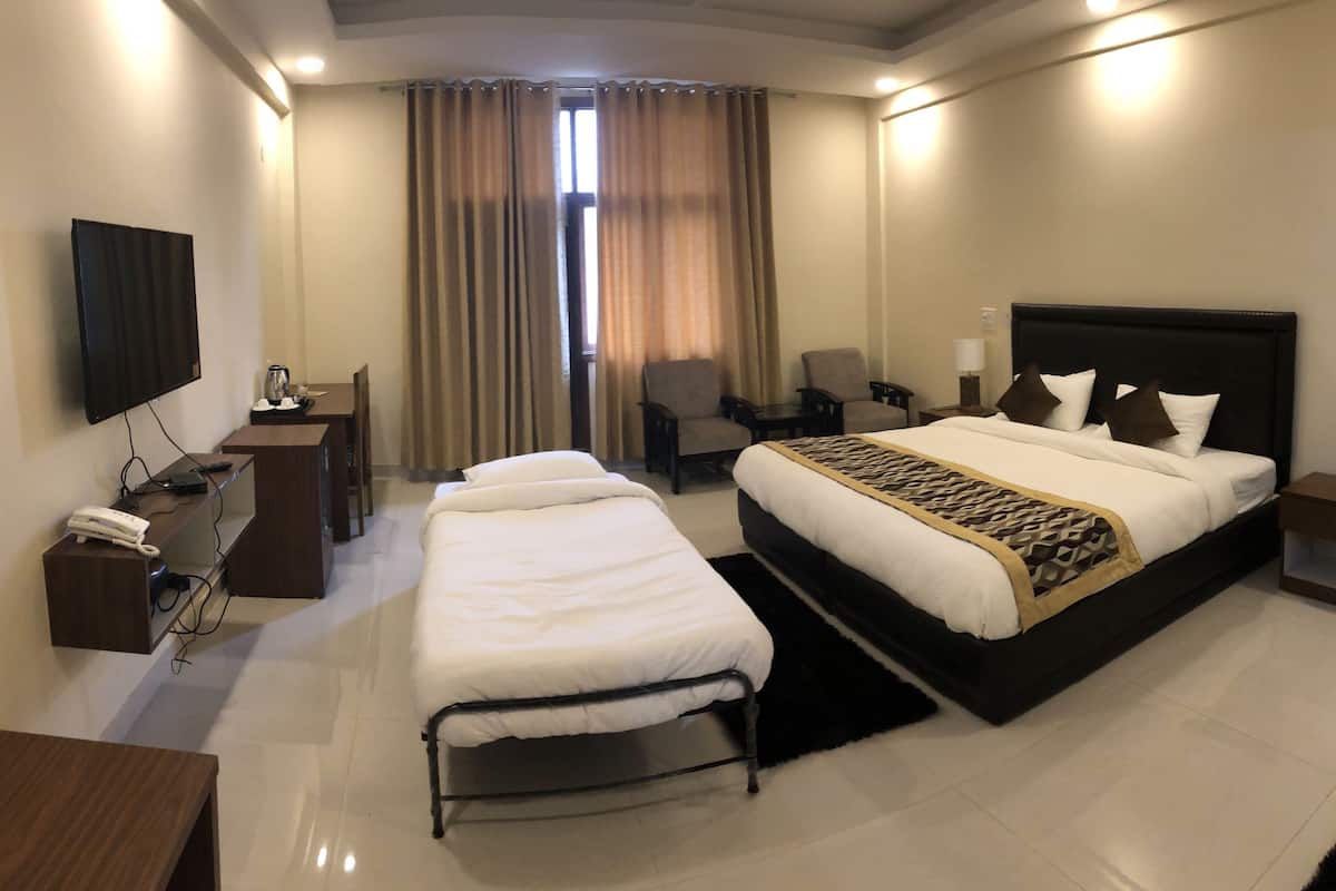 Suite Grand, 1 habitación, vista al patio, piso ejecutivo | 1 habitación, ropa de cama de alta calidad y minibar