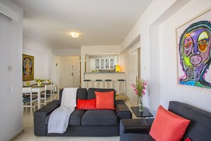 Apartment, 2 Bedrooms | Living area | Flat-screen TV - Leo Suite (Larnaca)