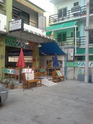 Façade de l’hébergement