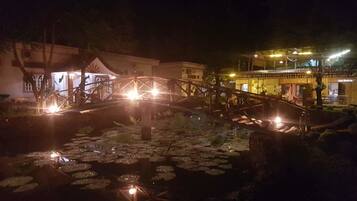Front of property - evening/night
