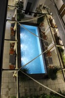 Indoor pool, outdoor pool