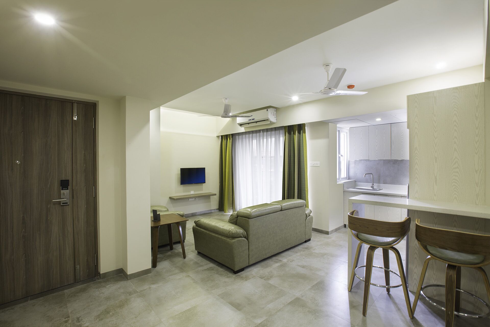 Premium Apartment | Living area | LED TV