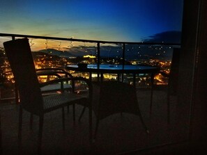 Blick von der Unterkunft