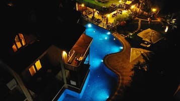 Front of property – evening/night