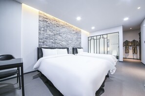 Standaard Twin kamer, uitzicht op zee (Extra Duvet cost KRW 20,000) | Gratis wifi