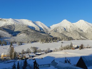 Vue sur les montagnes