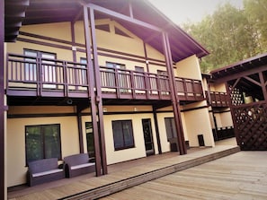 Voorkant van accommodatie