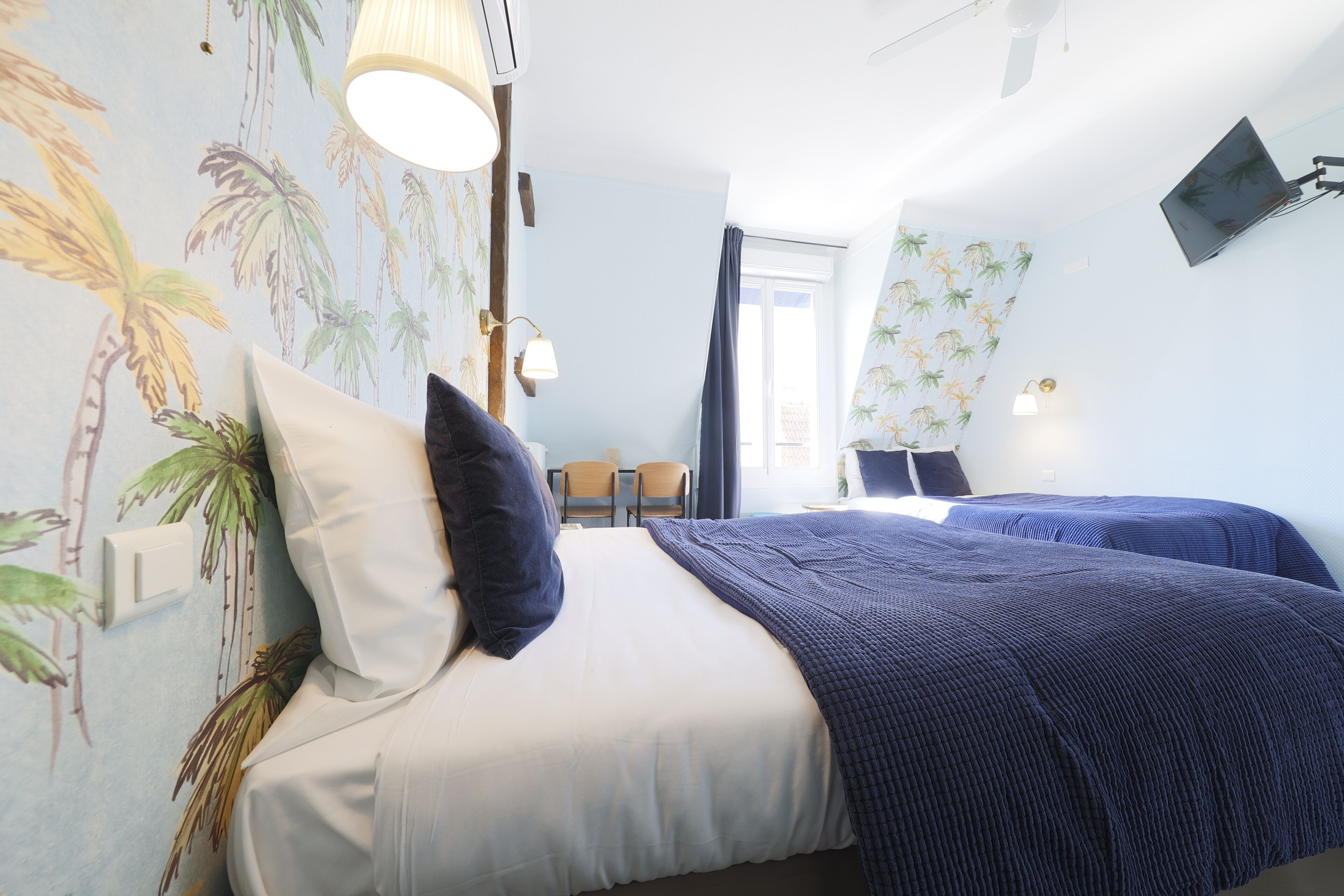 family room | in-room safe, individually decorated, individually furnished, desk