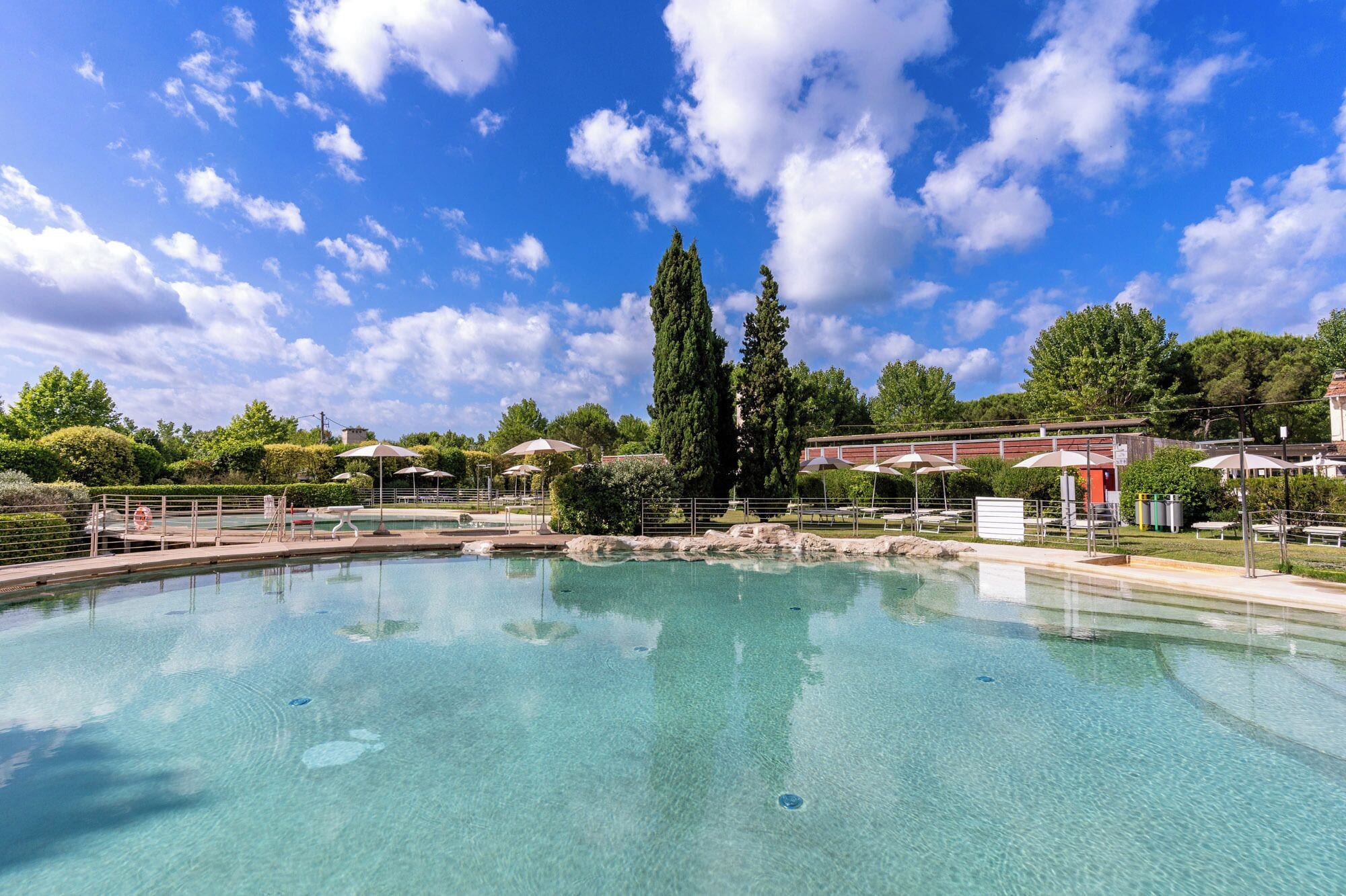 Seasonal outdoor pool