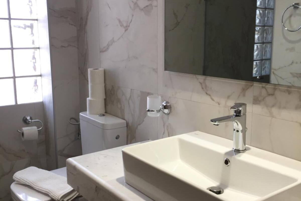 free toiletries, hair dryer, bathrobes, slippers