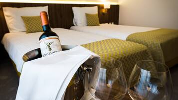 In-room safe, desk, soundproofing, cots/infant beds