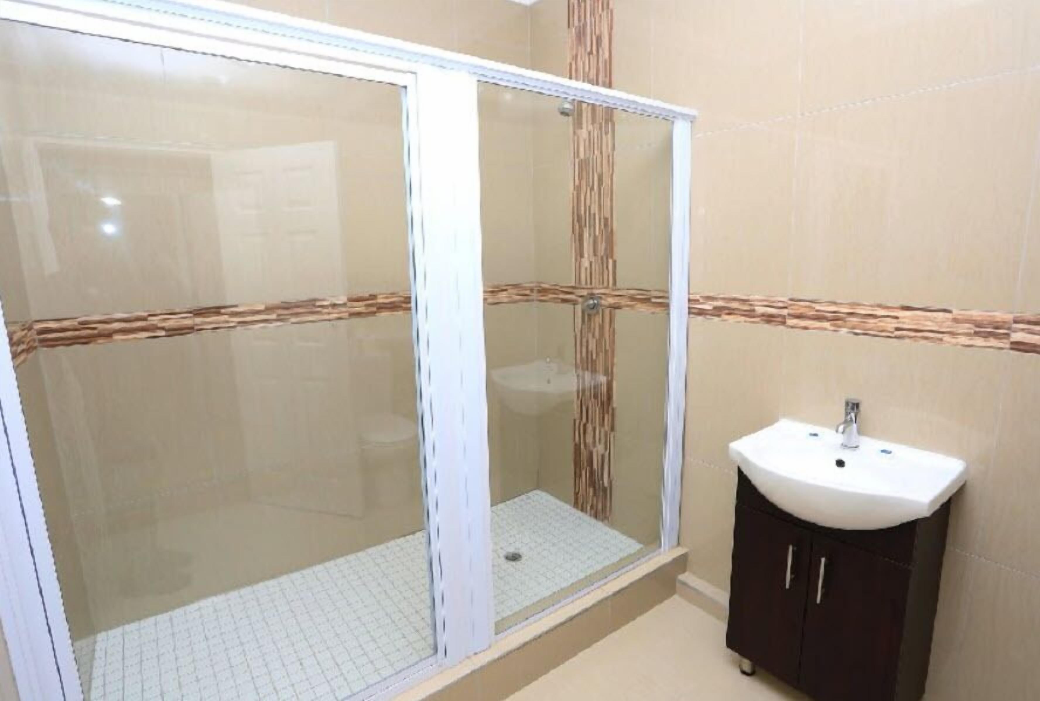 double room | bathroom | shower, free toiletries, towels, soap