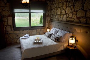 別墅, 2 間臥室 (Osfrisi) | 埃及棉床單、高級寢具、羽絨被、特厚豪華床墊