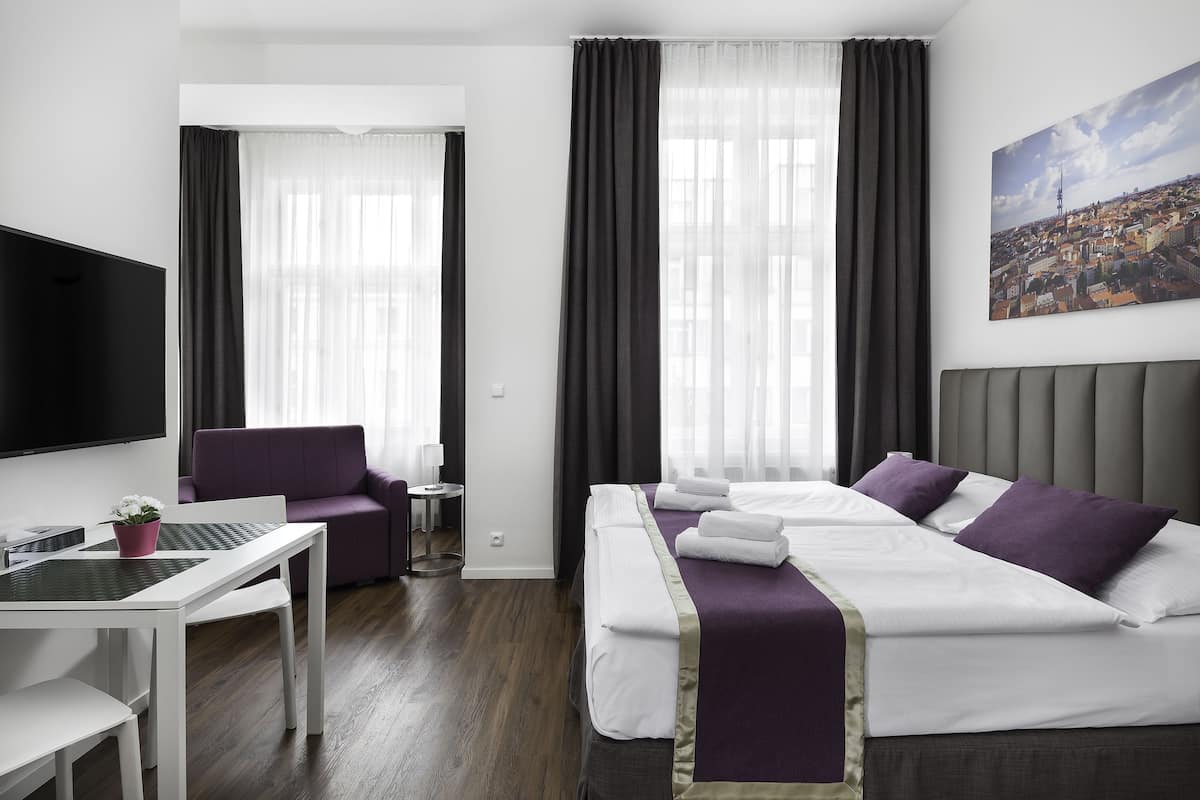 In-room safe, desk, iron/ironing board, free cots/infant beds