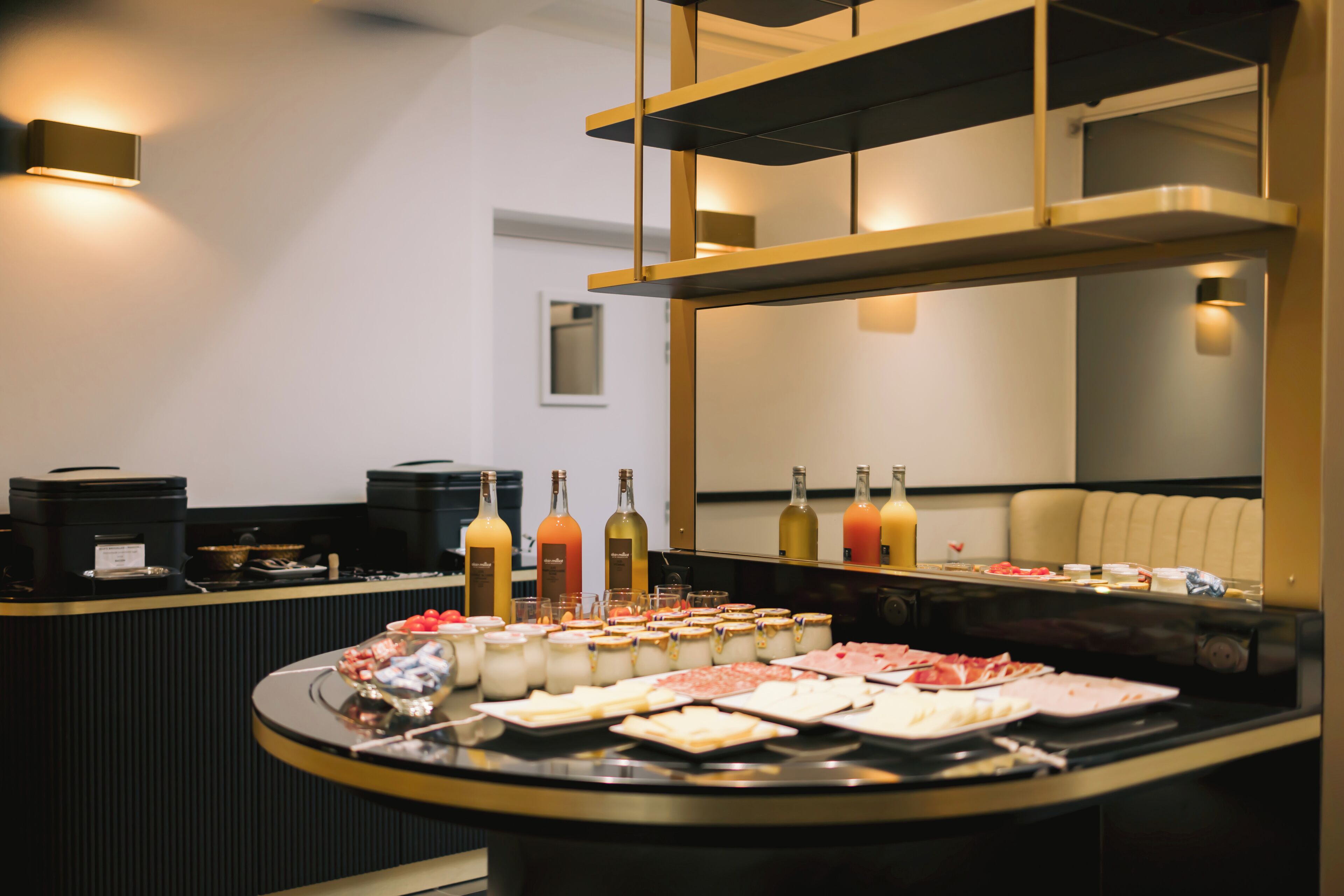 daily buffet breakfast (eur 18 per person)