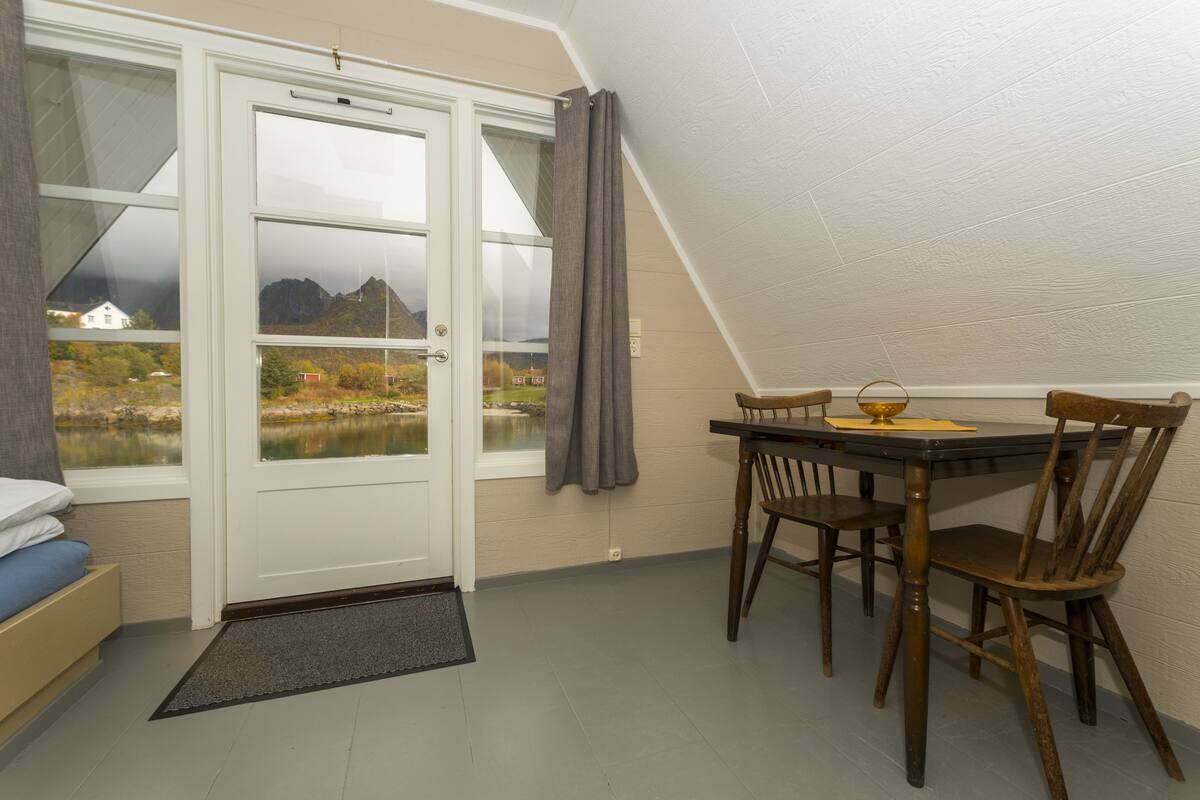 Blackout curtains, iron/ironing board (on request), bed sheets