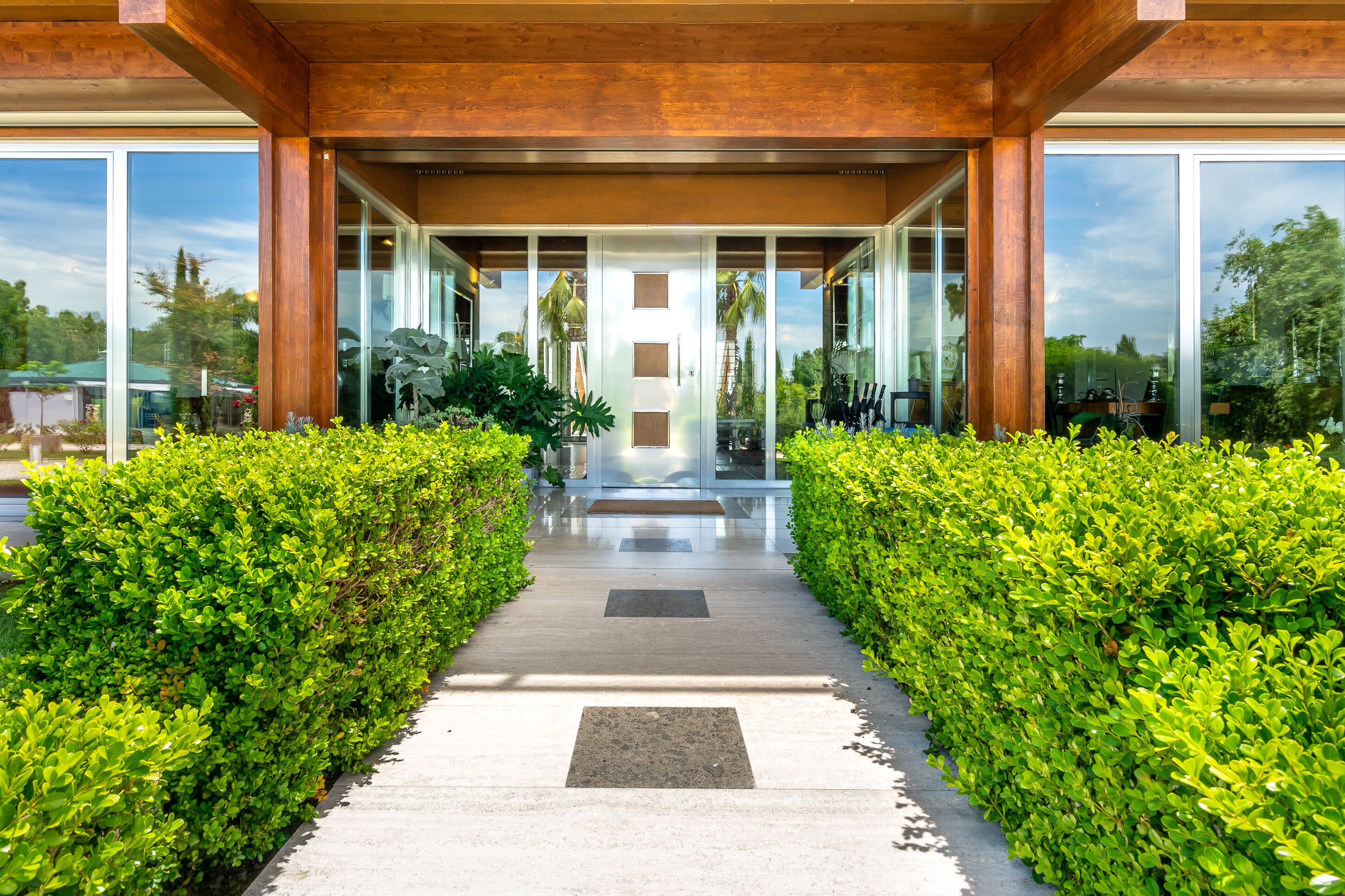 Entrée de l’hébergement