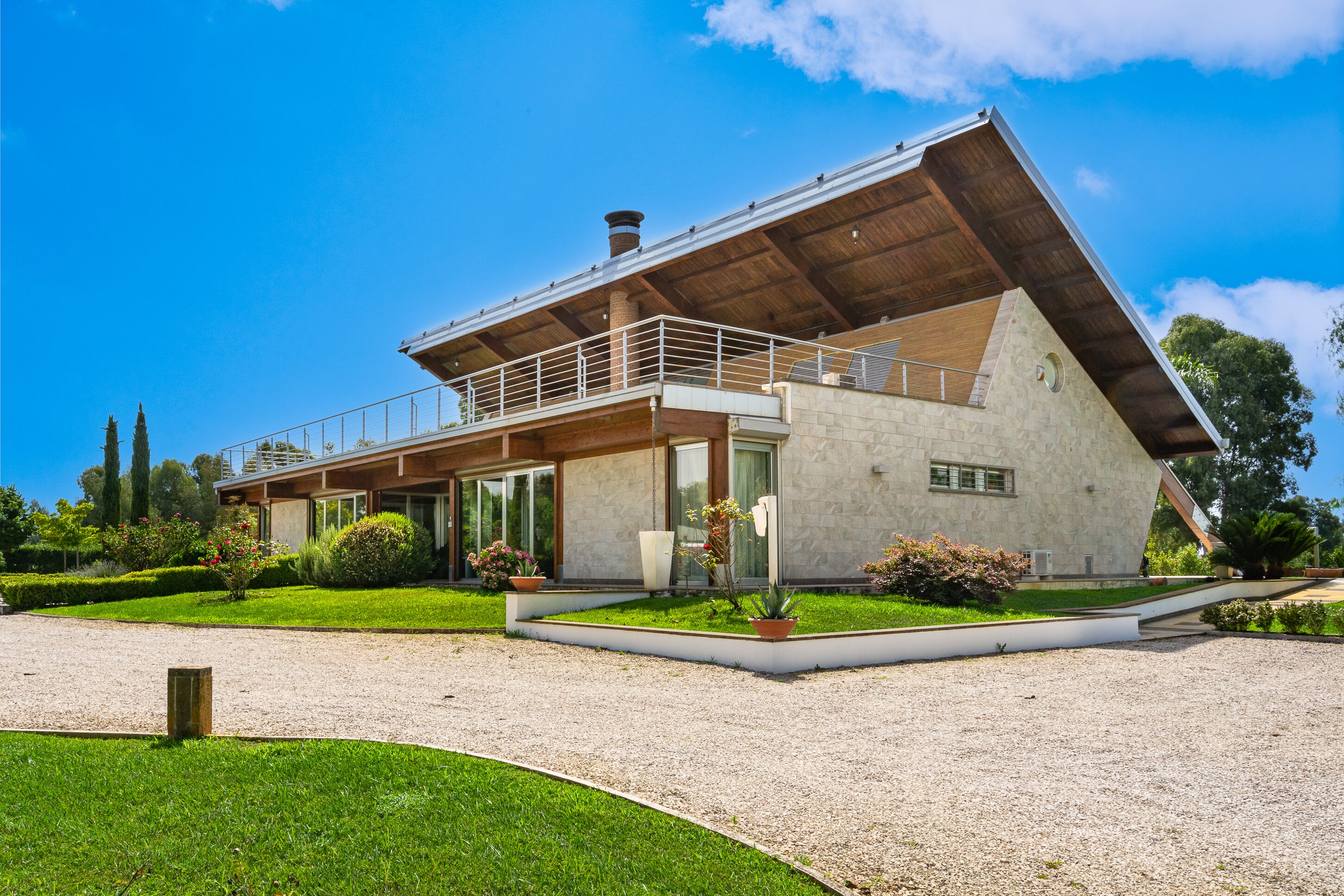 Facciata della struttura