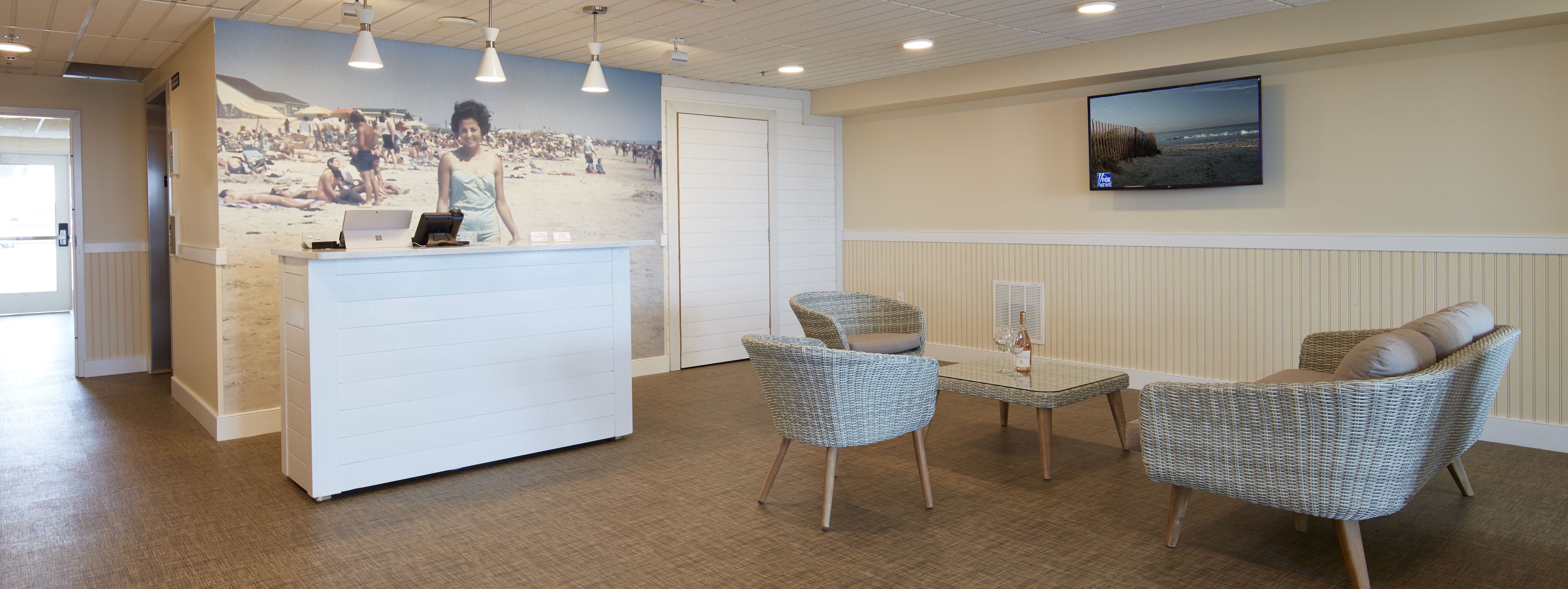 check-in/check-out kiosk