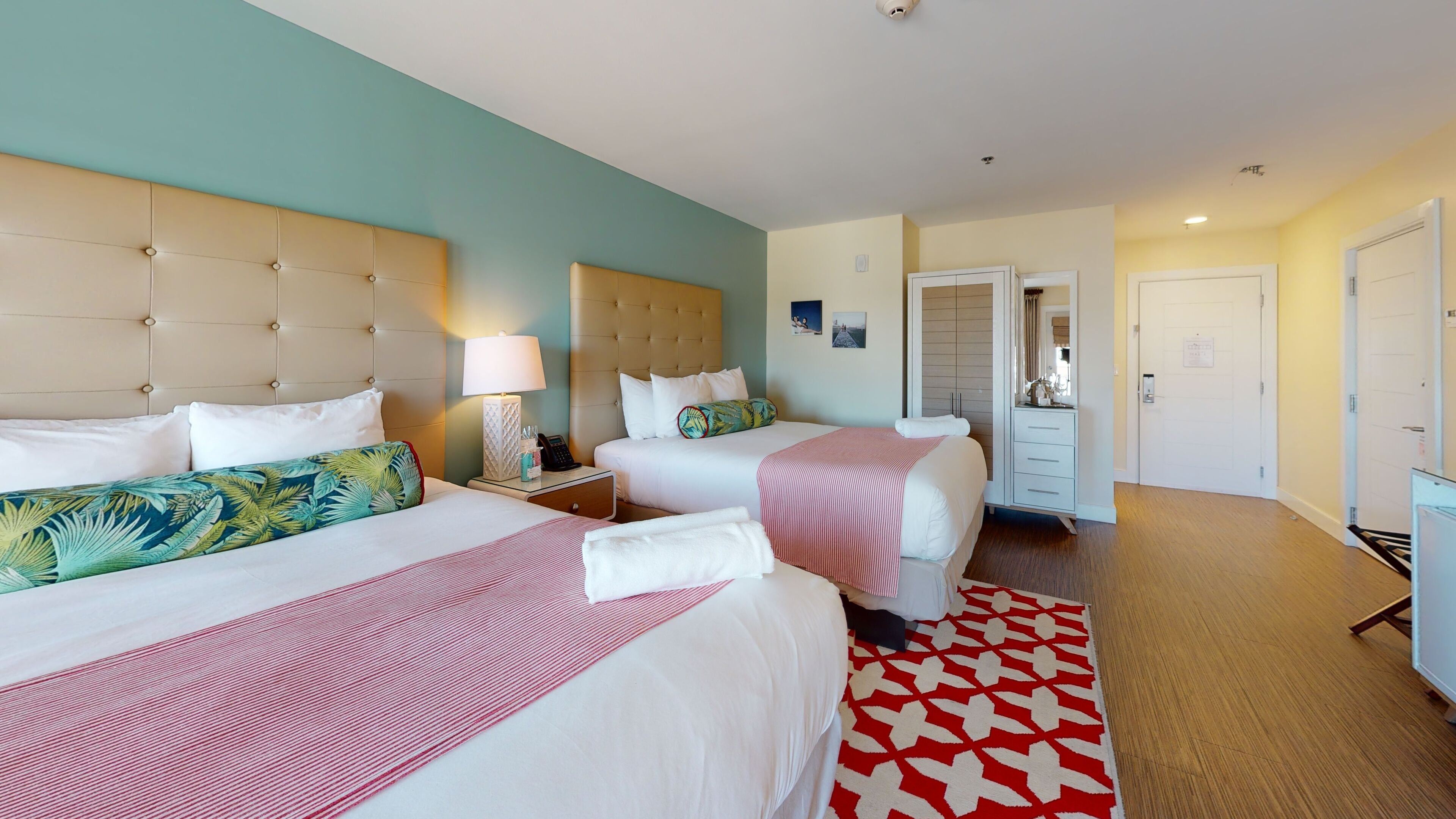 客房, 2 张大床 | 客房内保险箱、遮光窗帘、熨斗/熨衣板、免费 WiFi