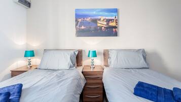 Apartment, 2 Bedrooms | 2 bedrooms, premium bedding, desk, iron/ironing board