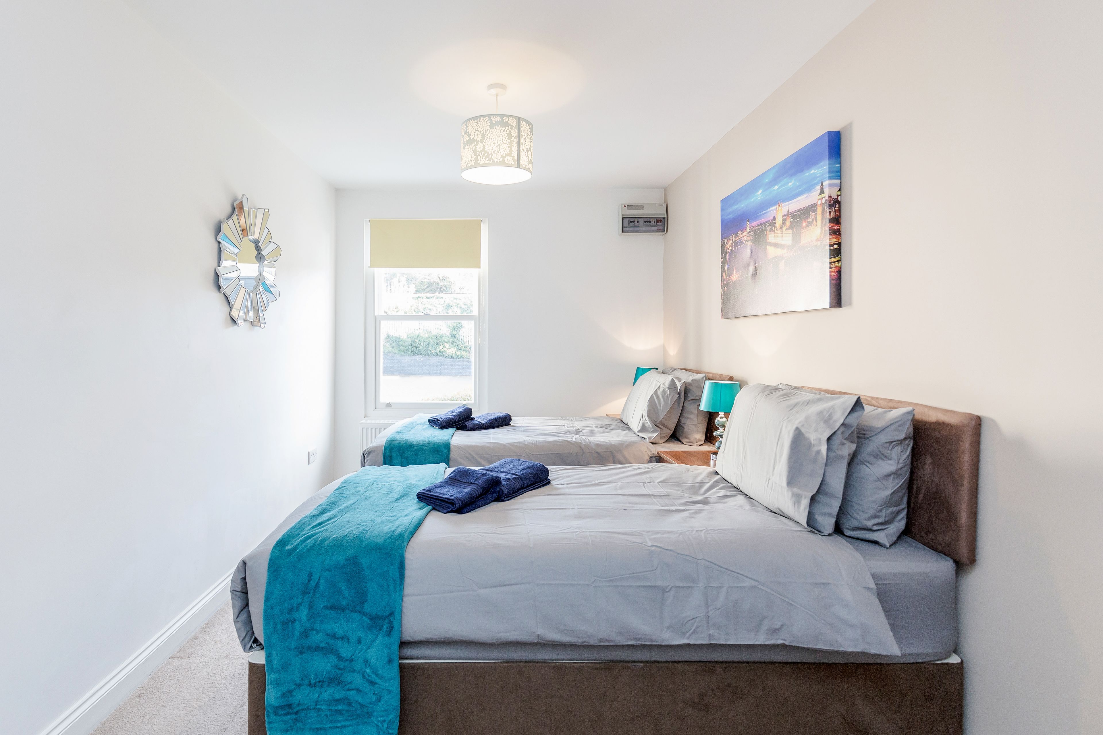 Apartment, 2 Bedrooms | 2 bedrooms, premium bedding, desk, iron/ironing board
