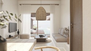 In-room safe, iron/ironing board, free cribs/infant beds, free WiFi - Thalasses Villas Rethymno (Rethymno)