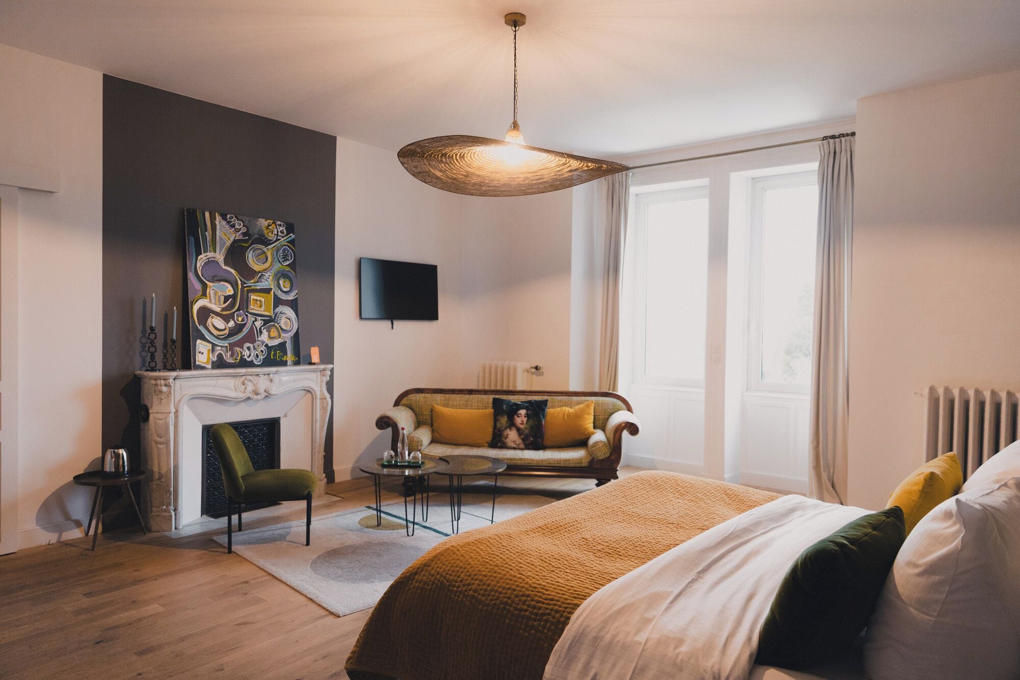 Kahden hengen superior-huone (yksi tai kaksi sänkyä), näköala puistoon | Ylelliset vuodevaatteet, pillowtop-patjalliset sängyt