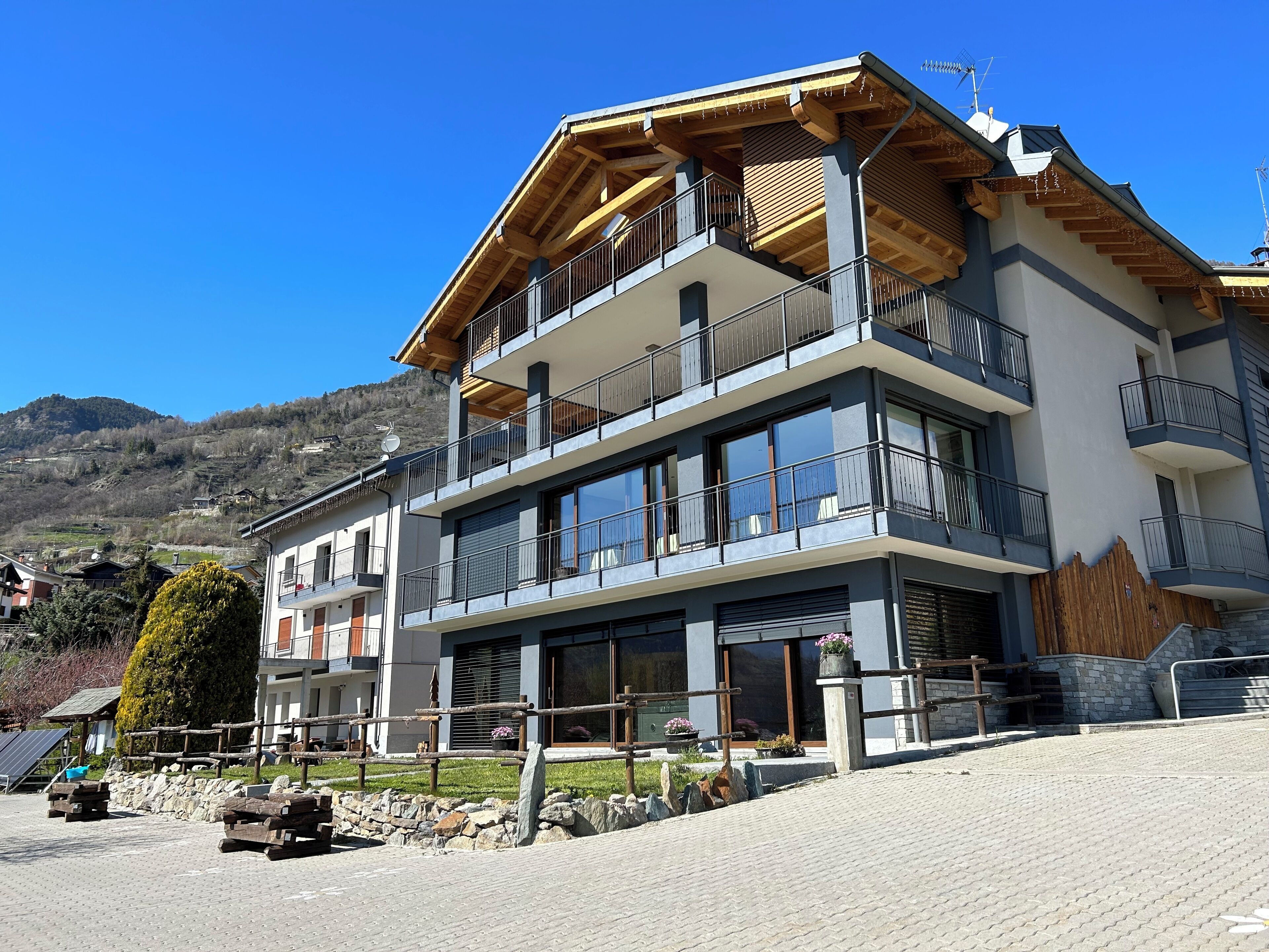 Fassade der Unterkunft