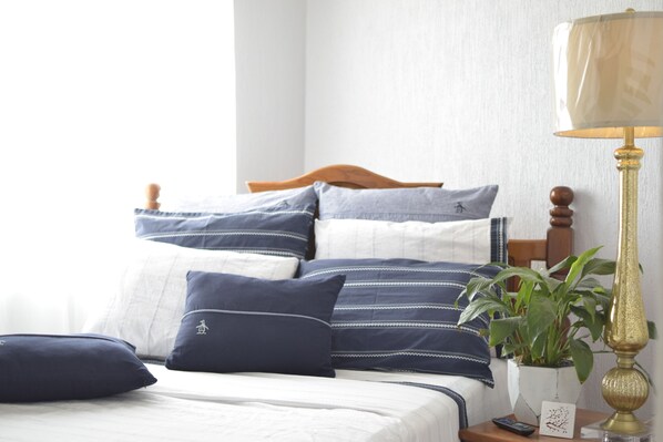 1 habitación y ropa de cama de alta calidad