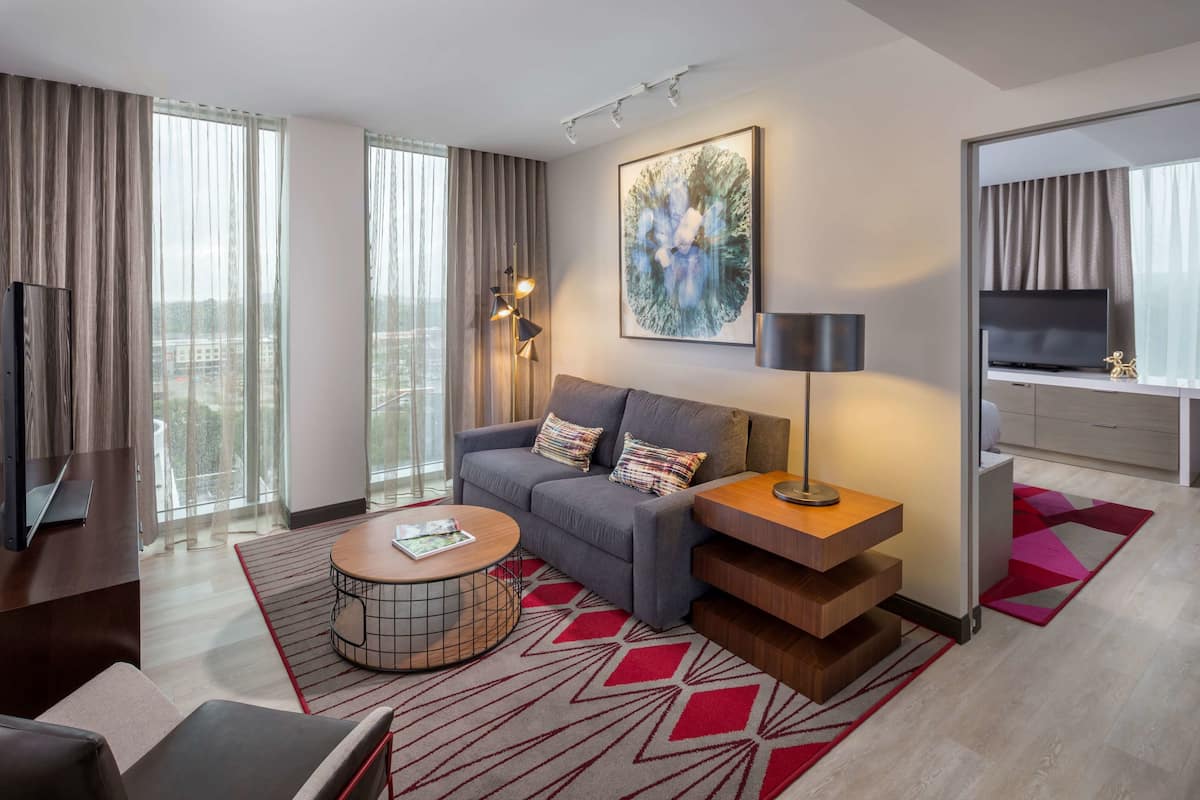 Premium bedding, pillow-top beds, in-room safe, desk