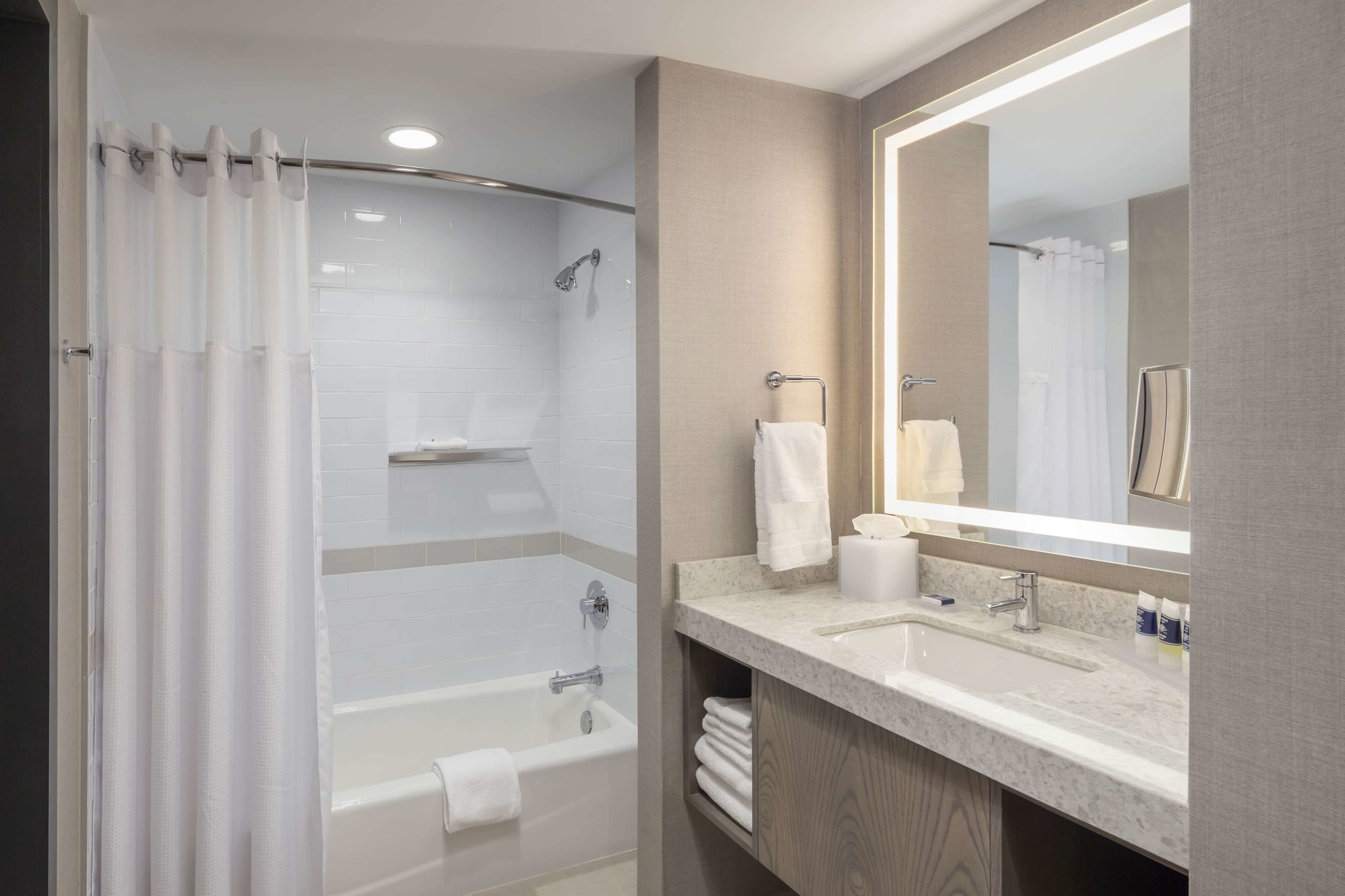 free toiletries, hair dryer, bathrobes, towels