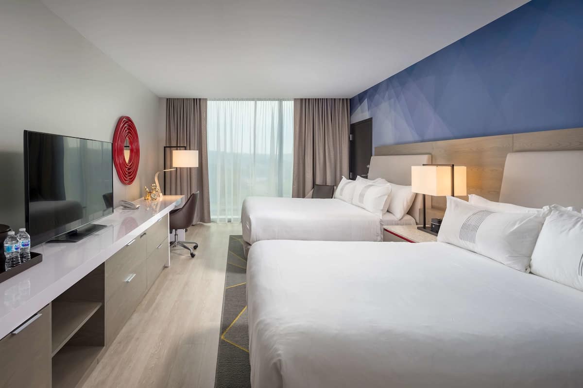 Premium bedding, pillow-top beds, in-room safe, desk
