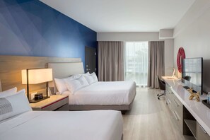 Premium bedding, pillowtop beds, in-room safe, desk
