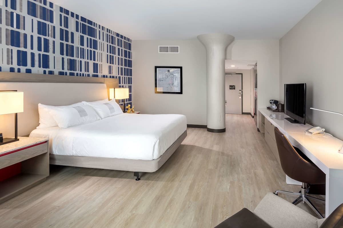 Premium bedding, pillow-top beds, in-room safe, desk