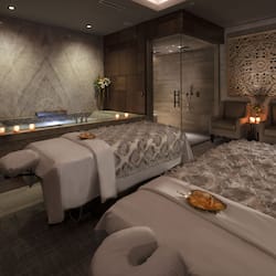 Couples treatment rooms, sauna, hot tub, steam room, body treatments