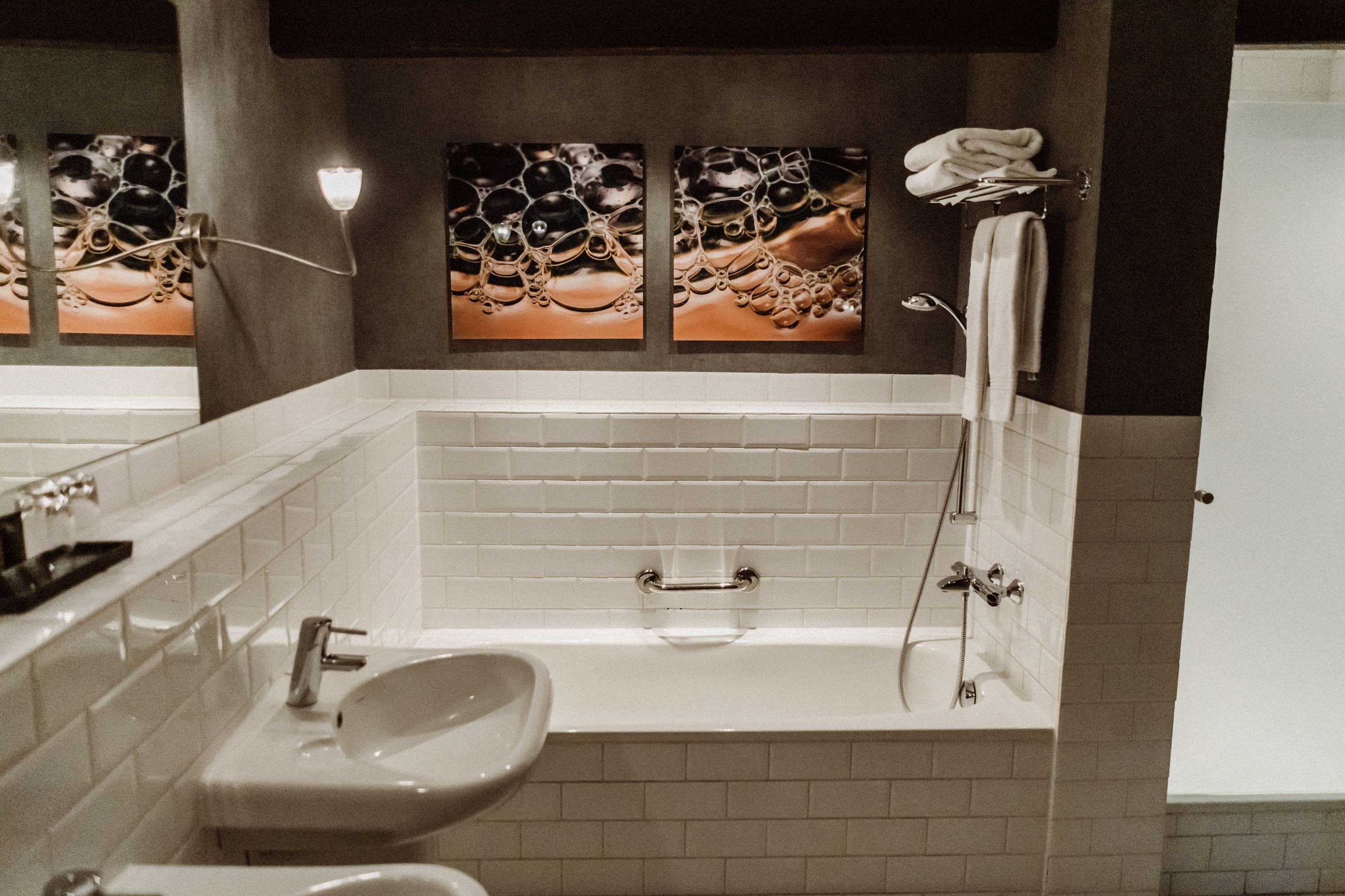 luxury suite | bathroom | free toiletries, hair dryer, dressing gowns, slippers